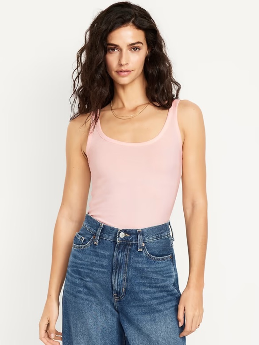 Old Navy First Layer Scoop Neck Tank - Light Pink